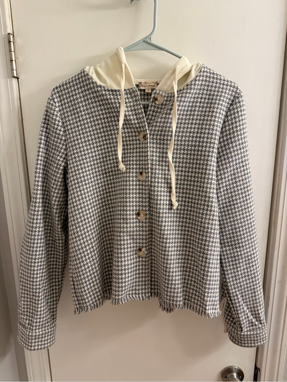 Hem & Thread houndstooth jacket
